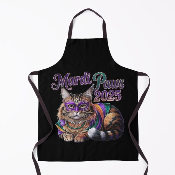 Item preview, Mardi Gras Cat 2025 - Festive Carnival Design designed and sold by love3617.