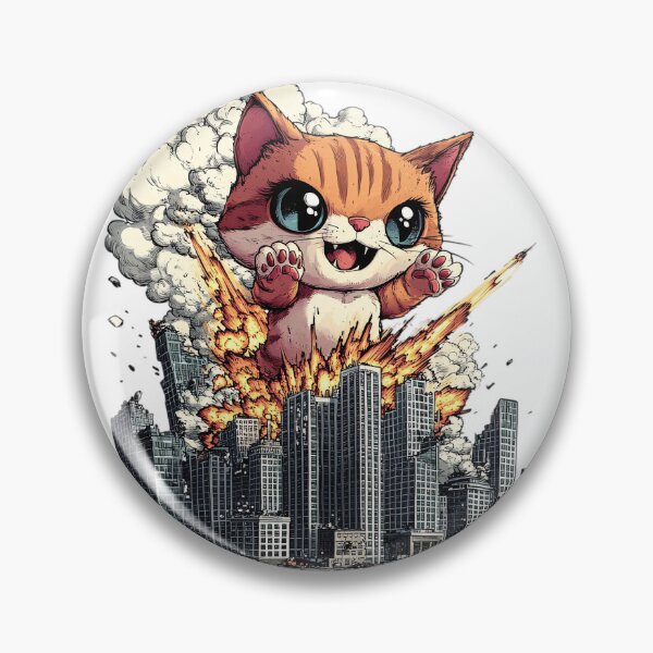 Item preview, Kittyzilla Cat-tastrophe designed and sold by NomadicDreamer.