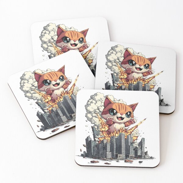 Item preview, Kittyzilla Cat-tastrophe designed and sold by NomadicDreamer.