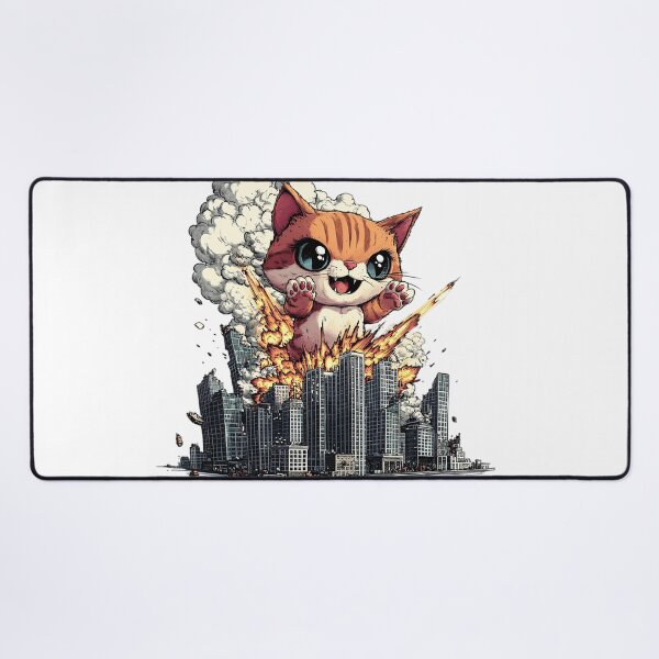Item preview, Kittyzilla Cat-tastrophe designed and sold by NomadicDreamer.