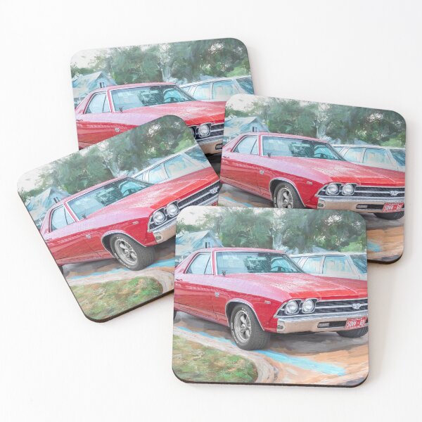 Item preview, 1969 Red Chevrolet El Camino SS 396 X141 designed and sold by RichFrancoCars.