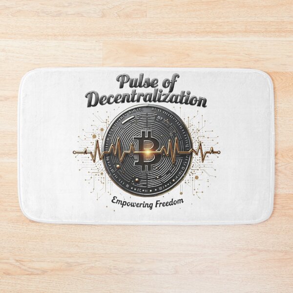 Item preview, Bitcoin Coin with Radio Wave Lines Tee designed and sold by TrendVoyager.
