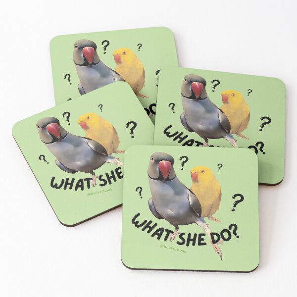 Item preview, What She Do? designed and sold by BeakerBeak.
