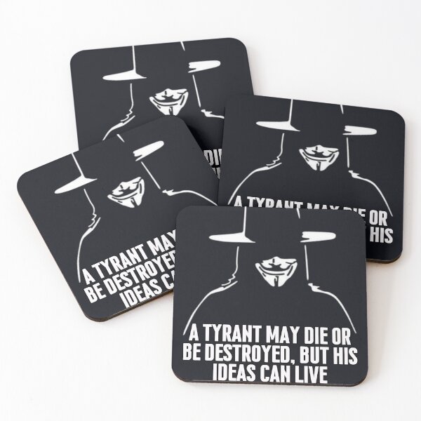 Item preview, "A tension may die or be destroyed, but his ideas can live forever" designed and sold by PatronesKawai.