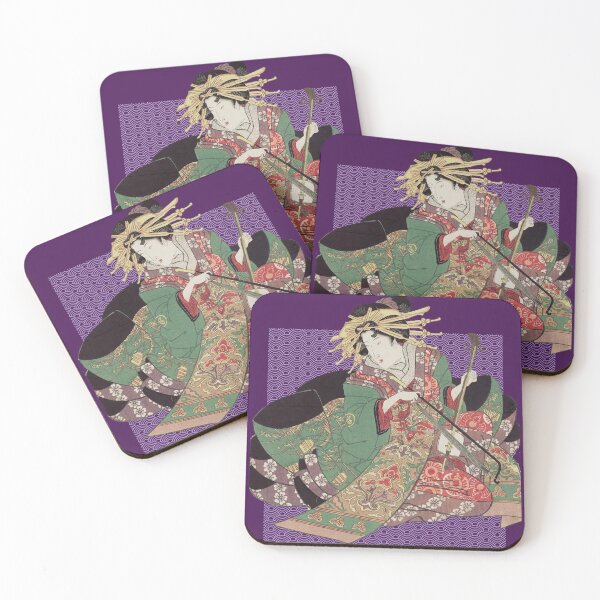 Item preview, A Tôkaidô Board Game of Courtesans: Plain Background designed and sold by OHKUBOStyle.
