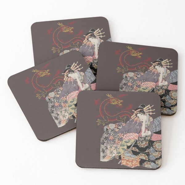 Item preview, Courtesan Tamagawa of the Maru-Ebiya in Yoshiwara designed and sold by OHKUBOStyle.