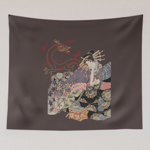 Item preview, Courtesan Tamagawa of the Maru-Ebiya in Yoshiwara designed and sold by OHKUBOStyle.