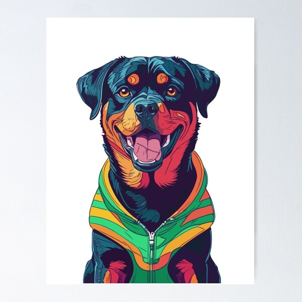 Item preview, Rottweiler motif designed and sold by MartyAart.