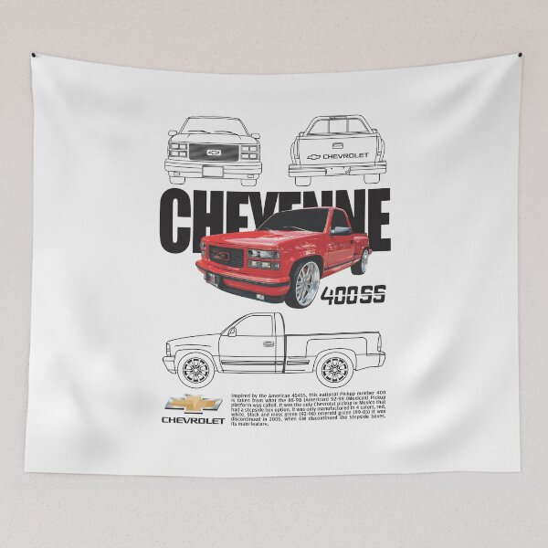 Item preview, Vintage Classic Car Chevrolet Cheyene 400 SS Turbo designed and sold by PrintCarClub.