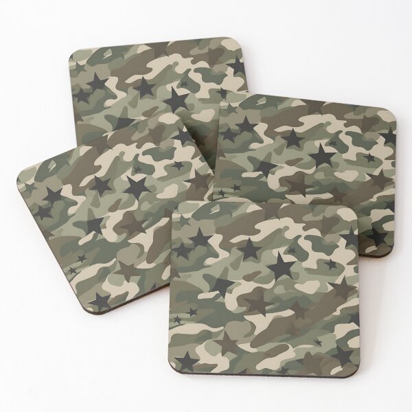 Item preview, Camo Stars Blend Canvas 2 designed and sold by FroggyFly Designs.
