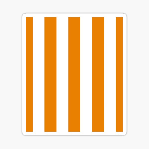 Aperçu de l'œuvre Motif à rayures orange et blanches créée et vendue par OneThreeSix.