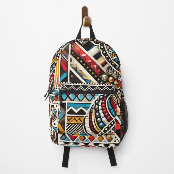 Item preview, Maasai-Inspired Tribal Pattern - Bold African Design in Traditional Colors designed and sold by RelaxMusic.