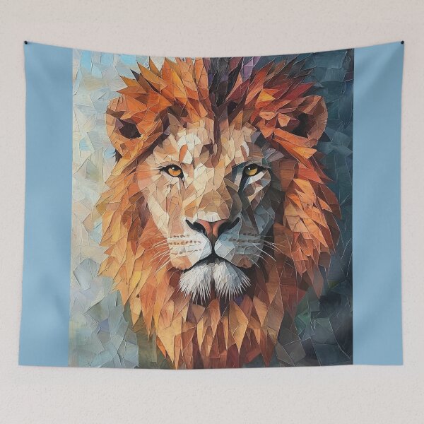 Item preview, Lion Diamond Abstract designed and sold by VelvetRoom.