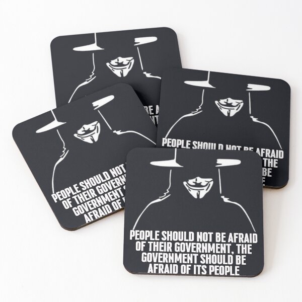 Item preview, "People should not be afraid of their government, the government should be afraid of their people" designed and sold by PatronesKawai.