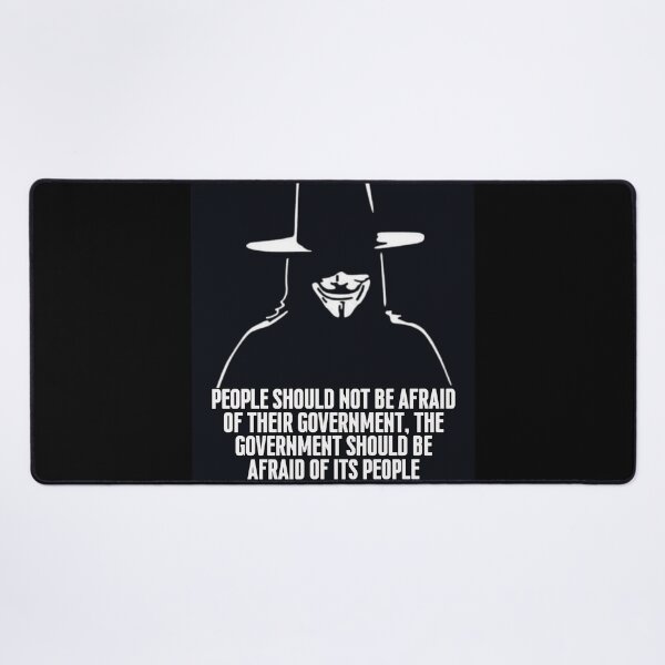 Item preview, "People should not be afraid of their government, the government should be afraid of their people" designed and sold by PatronesKawai.