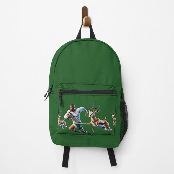 Item preview, World Champions Springboks Chasing a Rugby Player designed and sold by WackyJacks.
