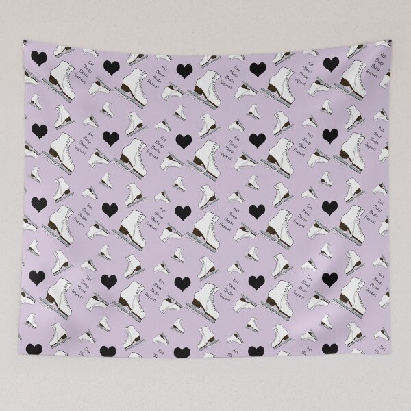 Item preview, Eat, Sleep, Skate Repeat- Light Purple   designed and sold by PD-Skating.