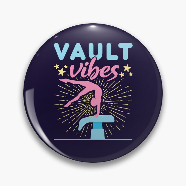 Item preview, Vault Vibes Cute Gymnastics Gymnast designed and sold by jaygo.