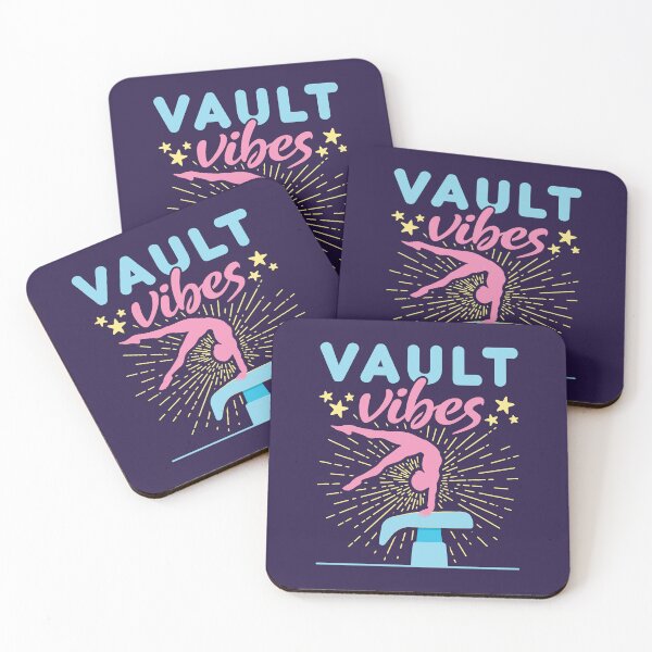 Item preview, Vault Vibes Cute Gymnastics Gymnast designed and sold by jaygo.