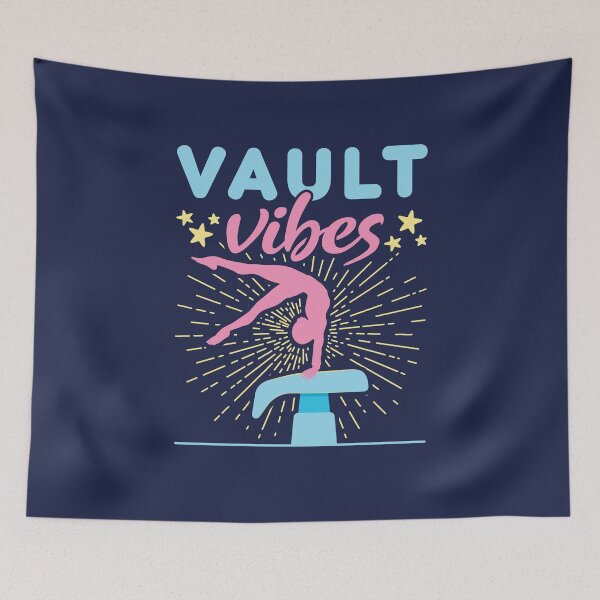 Artikelvorschau, Vault Vibes Süße Gymnastik Turnerin entworfen und verkauft von jaygo.