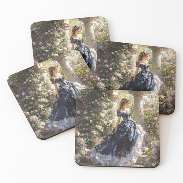 Item preview, THE ELEGANT LADY IN THE ROSE GARDEN designed and sold by CaraCarmen-shop.