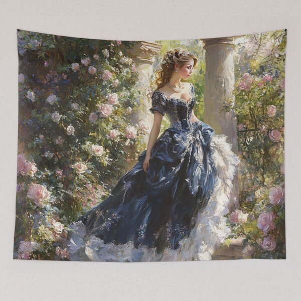 Item preview, THE ELEGANT LADY IN THE ROSE GARDEN designed and sold by CaraCarmen-shop.