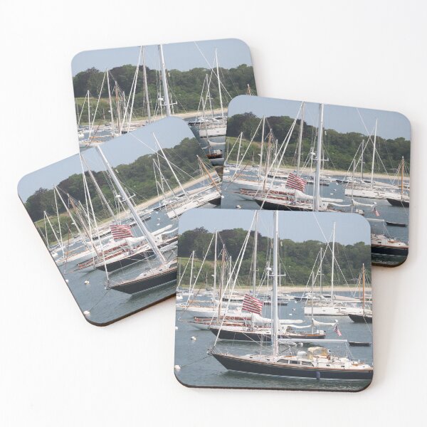 Item preview, Boats in the bay designed and sold by Purrs & Snuggles Designs.