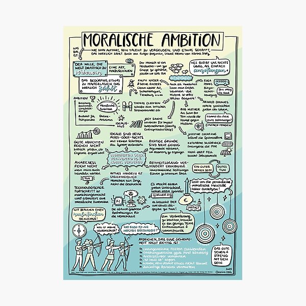Artikel-Vorschau von Moralische Ambition  - Visual Memo von Karina Stolz, designt und verkauft von VisualMemos.
