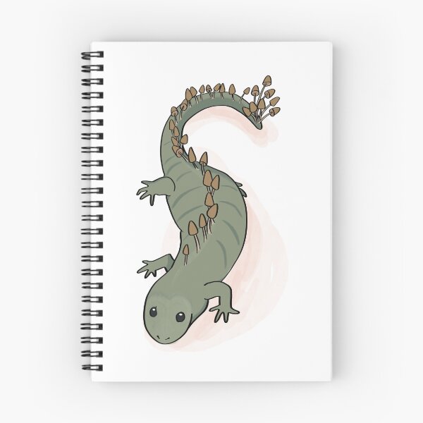 Item preview, Mushroom Salamander designed and sold by Keely Tyler.