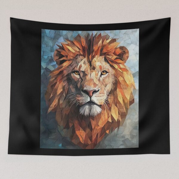 Item preview, Lion Diamond Abstract designed and sold by VelvetRoom.