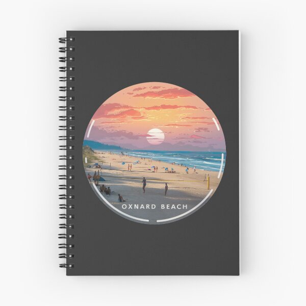 Item preview, Oxnard Beach Sunset - Vibrant Coastal Illustration designed and sold by CircinusStore.