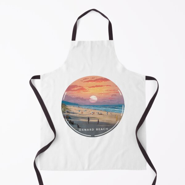 Item preview, Oxnard Beach Sunset - Vibrant Coastal Illustration designed and sold by CircinusStore.