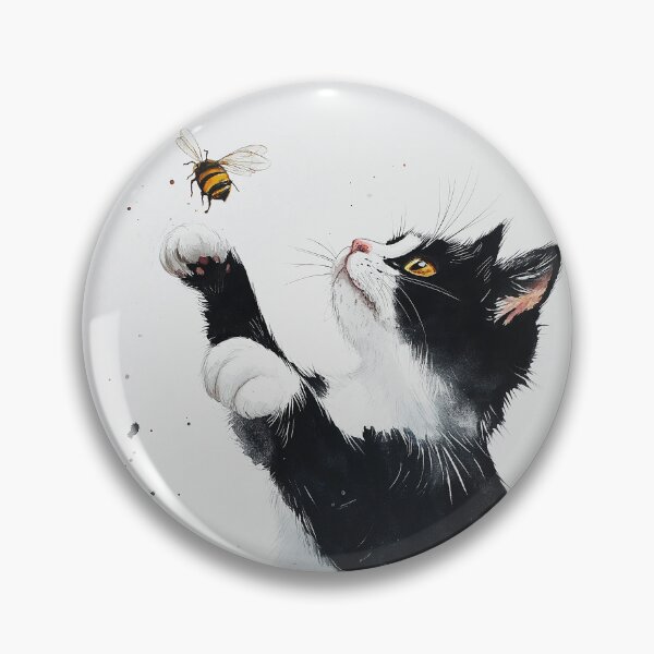 Item preview, Tuxedo Kitten and Bee designed and sold by laurashawart.
