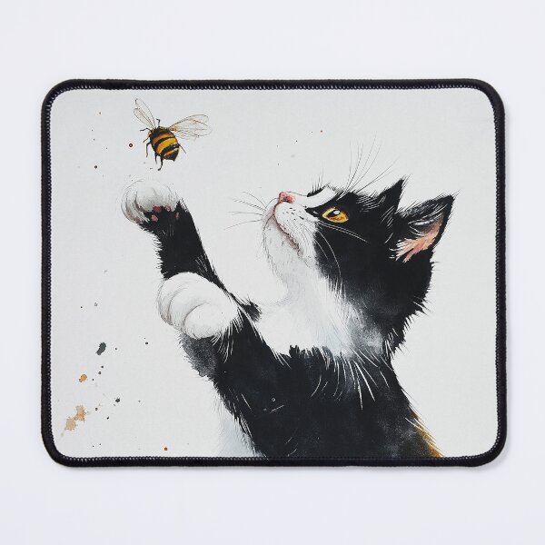 Item preview, Tuxedo Kitten and Bee designed and sold by laurashawart.