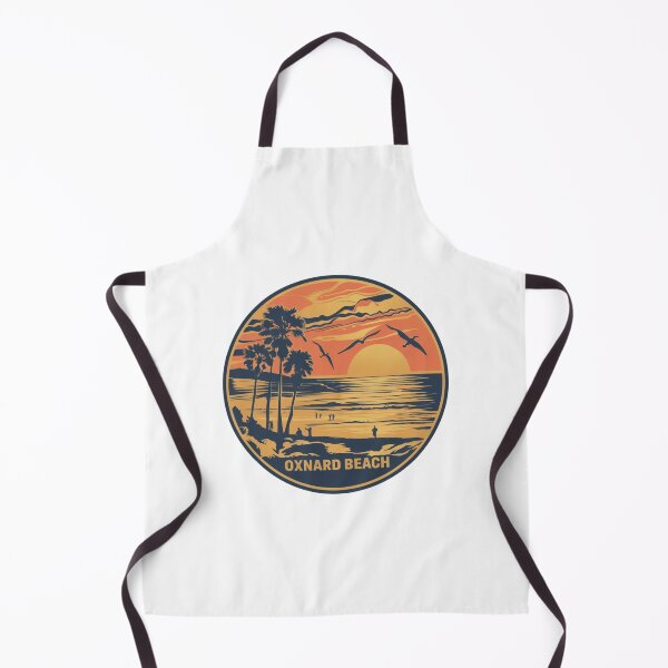 Item preview, Retro Oxnard Beach Sunset Illustration designed and sold by CircinusStore.