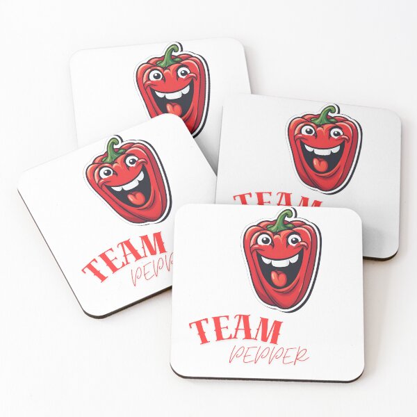 Artikelvorschau, Team Pepper – Red Pepper, lustig, Geschenke, entworfen und verkauft von Ewelina  Niemiec.