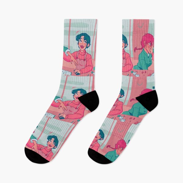Item preview, ranma and akane studying (pink) designed and sold by queenlypirate.