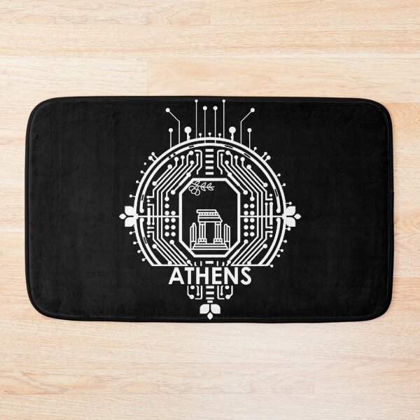 Item preview, Futuristic, minimalist circuit diagram ATHENS 3 designed and sold by I-RDesign.