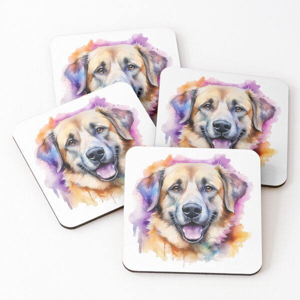 Item preview, Colorful Anatolian Shepherd Watercolor Art designed and sold by doglovershirts.