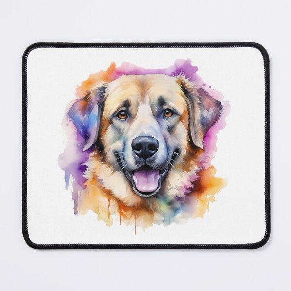 Item preview, Colorful Anatolian Shepherd Watercolor Art designed and sold by doglovershirts.