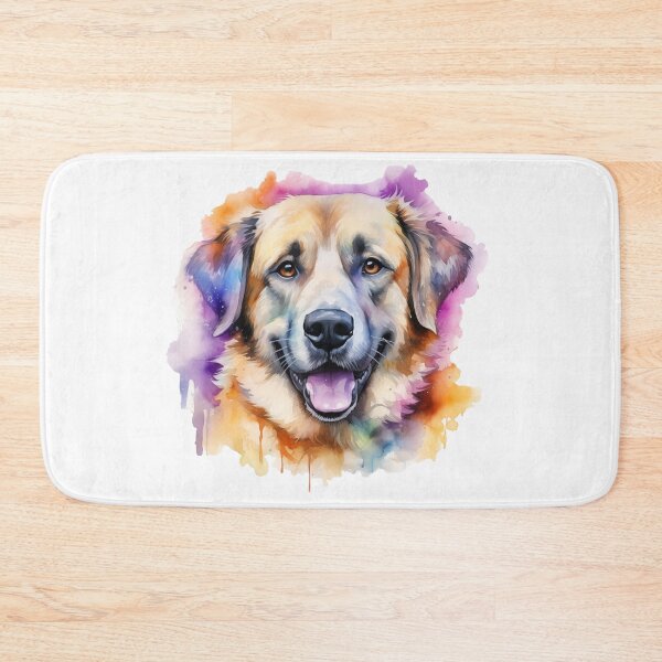 Item preview, Colorful Anatolian Shepherd Watercolor Art designed and sold by doglovershirts.