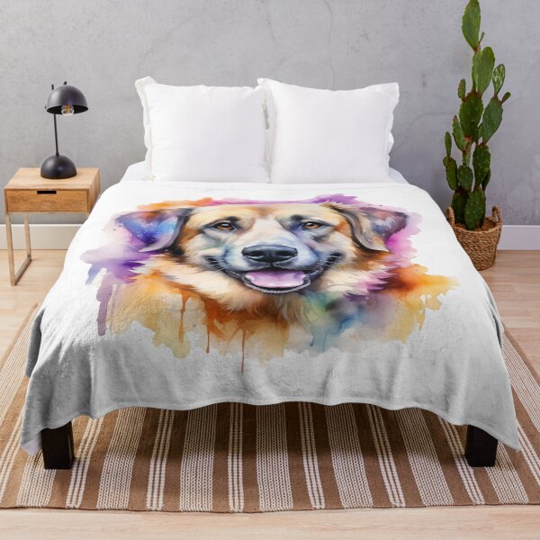 Item preview, Colorful Anatolian Shepherd Watercolor Art designed and sold by doglovershirts.