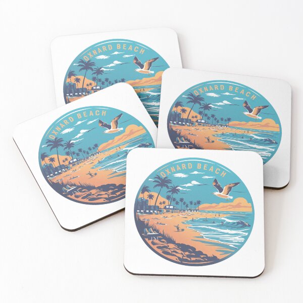 Item preview, Oxnard Beach Day - Vibrant Coastal Scene designed and sold by CircinusStore.