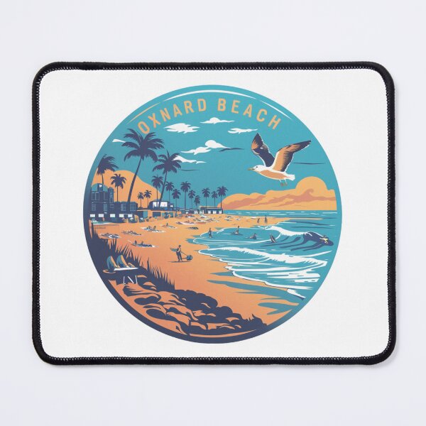 Item preview, Oxnard Beach Day - Vibrant Coastal Scene designed and sold by CircinusStore.