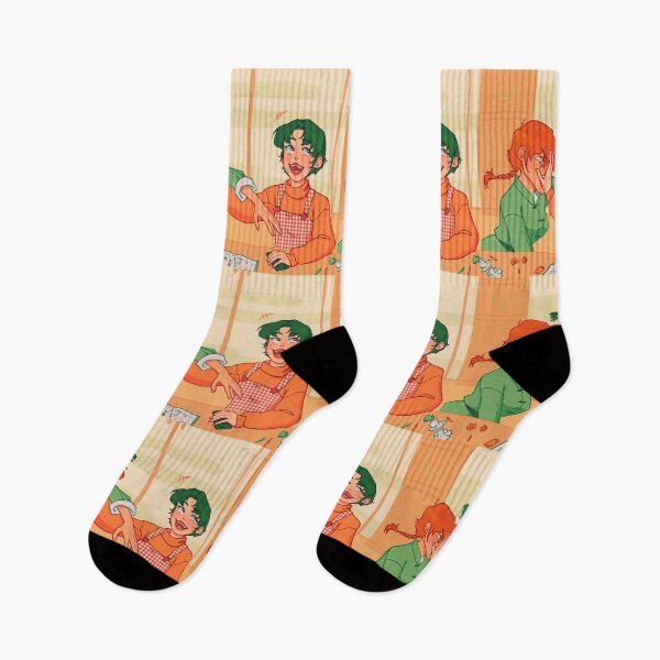 Item preview, ranma and akane studying (orange) designed and sold by queenlypirate.