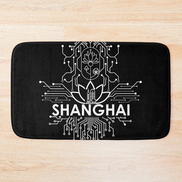 Item preview, Futuristic, minimalist circuit diagram SHANGHAI 3 designed and sold by I-RDesign.