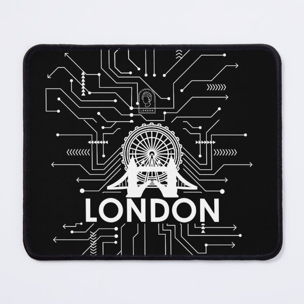Item preview, Futuristic, minimalist circuit diagram LONDON 3 designed and sold by I-RDesign.