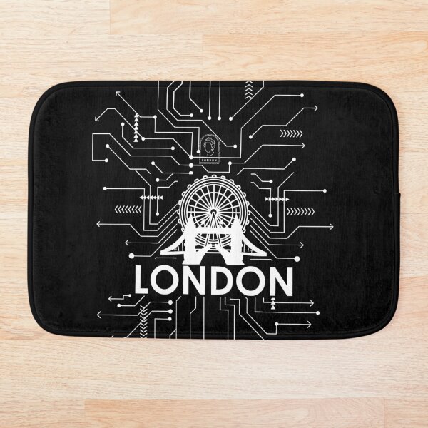 Item preview, Futuristic, minimalist circuit diagram LONDON 3 designed and sold by I-RDesign.