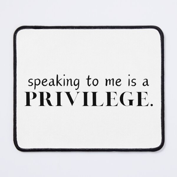 Item preview, Speaking to me is a privilege designed and sold by Agit.