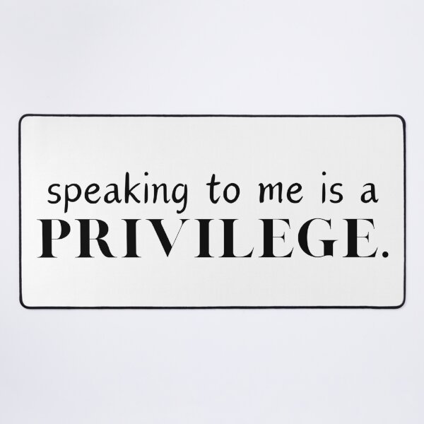 Item preview, Speaking to me is a privilege designed and sold by Agit.